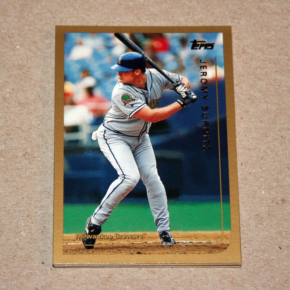 1999 TOPPS BASEBALL - Milwaukee Brewers True Team Set with Traded Series