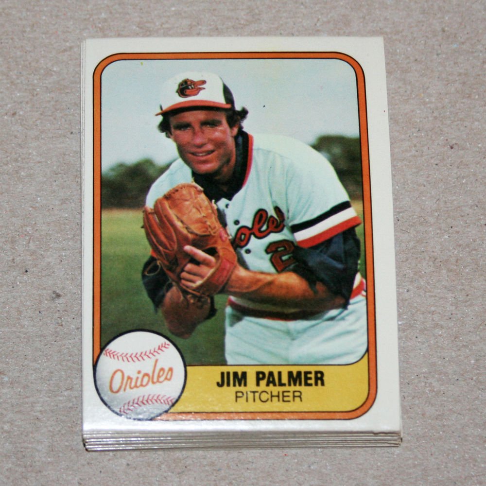 1981 FLEER BASEBALL - Baltimore Orioles Team Set