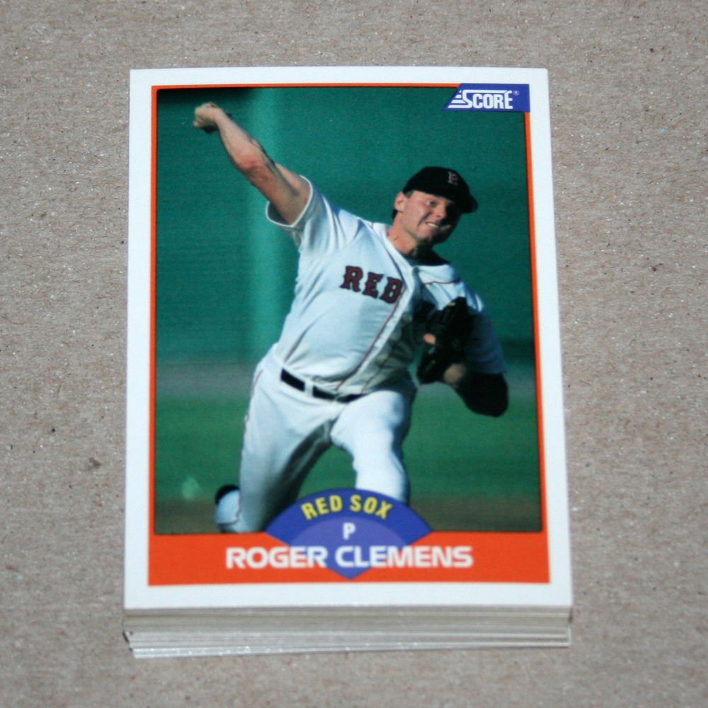 1989 SCORE BASEBALL - Boston Red Sox Team Set + Rookie & Traded Series