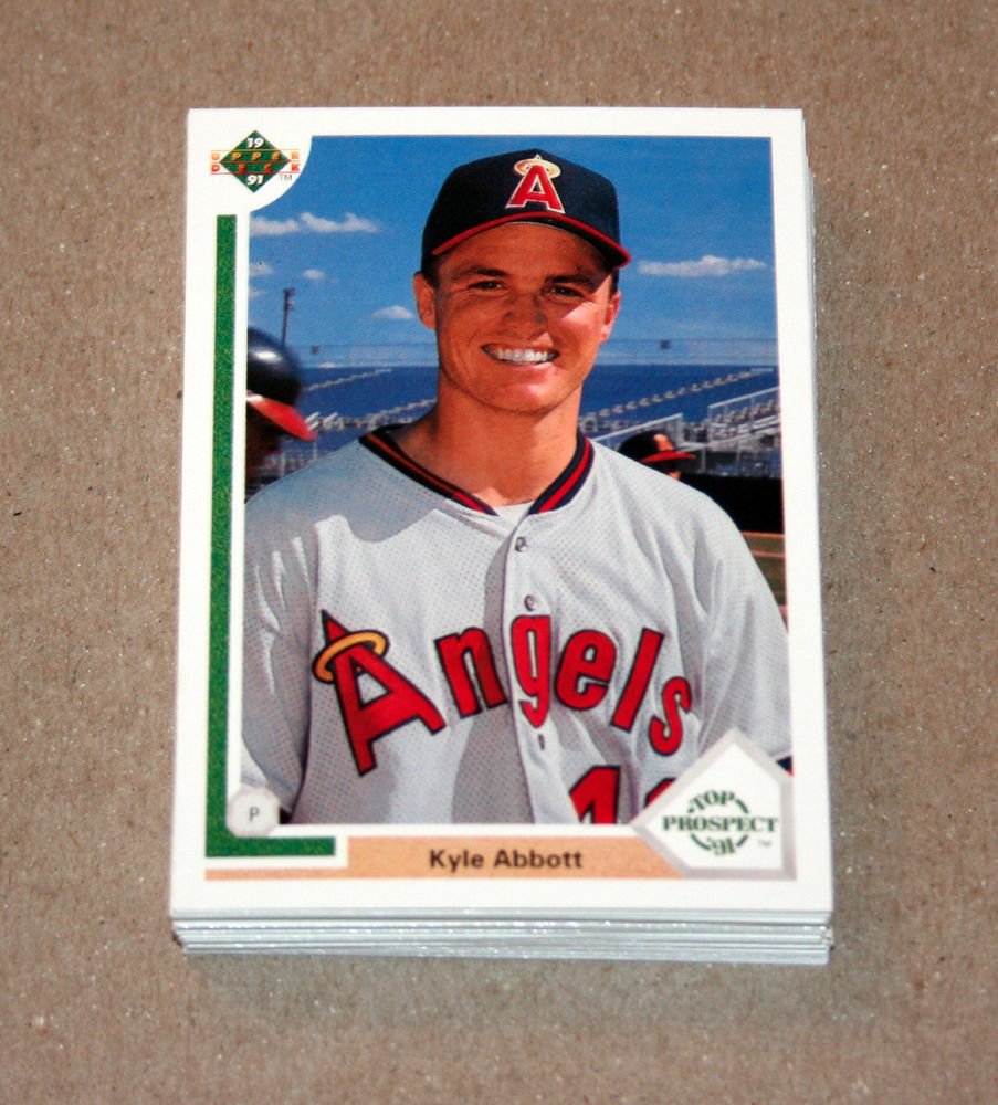 1991 UPPER DECK BASEBALL - California Angels Team Set + High Number Series
