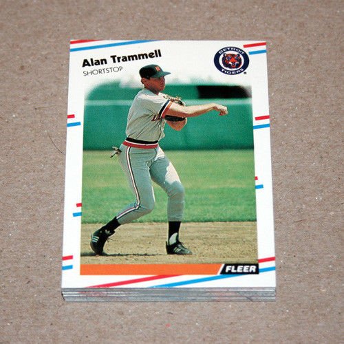 1988 FLEER BASEBALL - Detroit Tigers Team Set