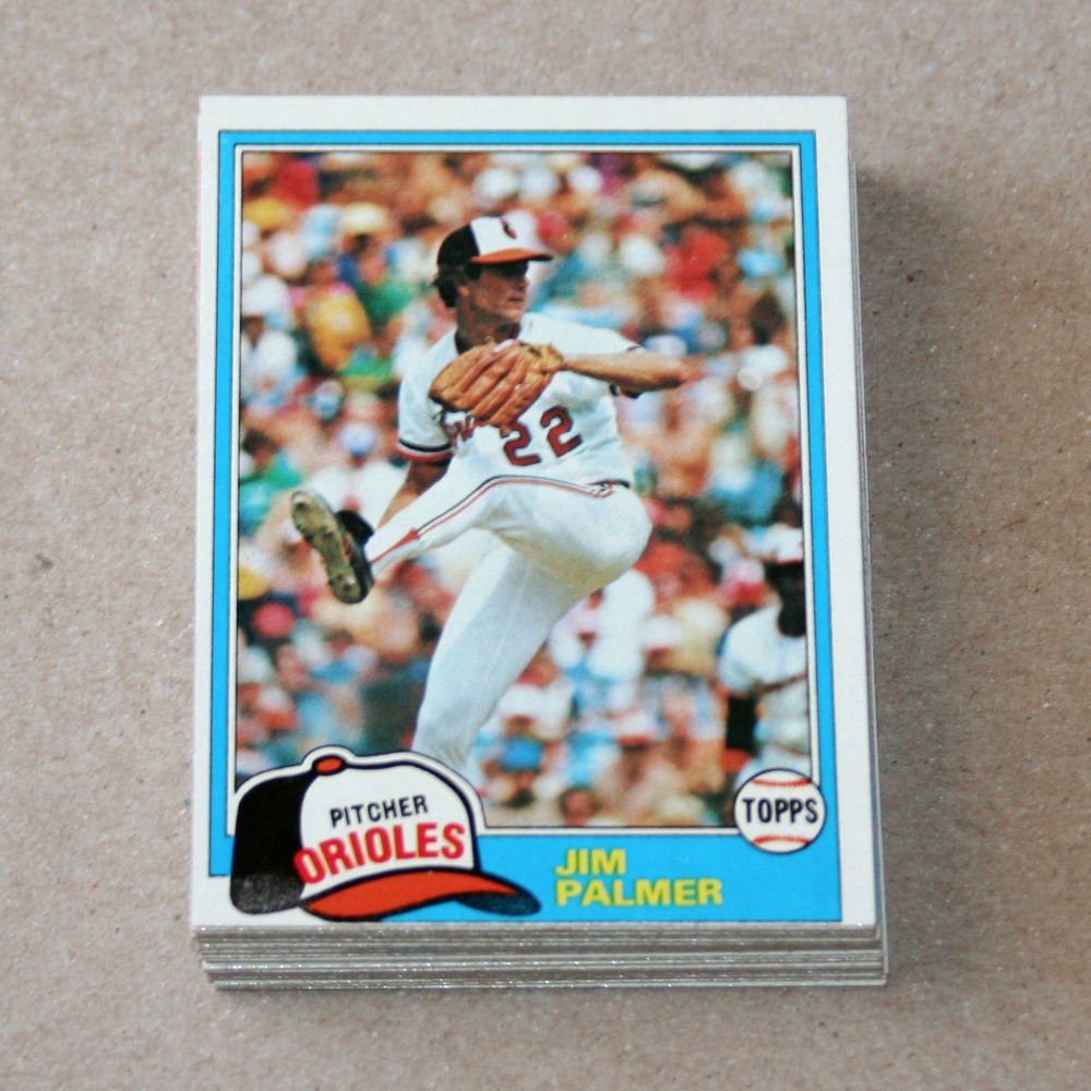 1981 TOPPS BASEBALL - Baltimore Orioles Team Set + Traded Series