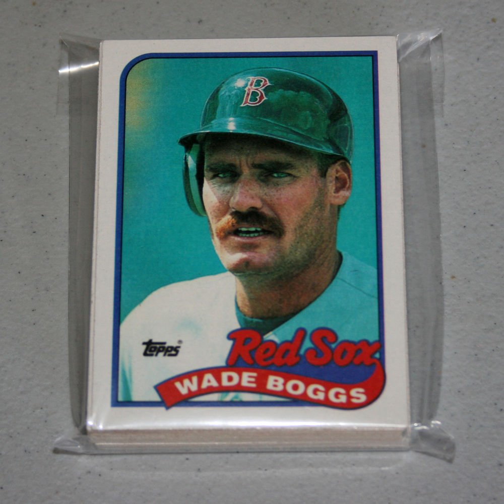 1989 TOPPS BASEBALL - Boston Red Sox Team Set + Traded Series