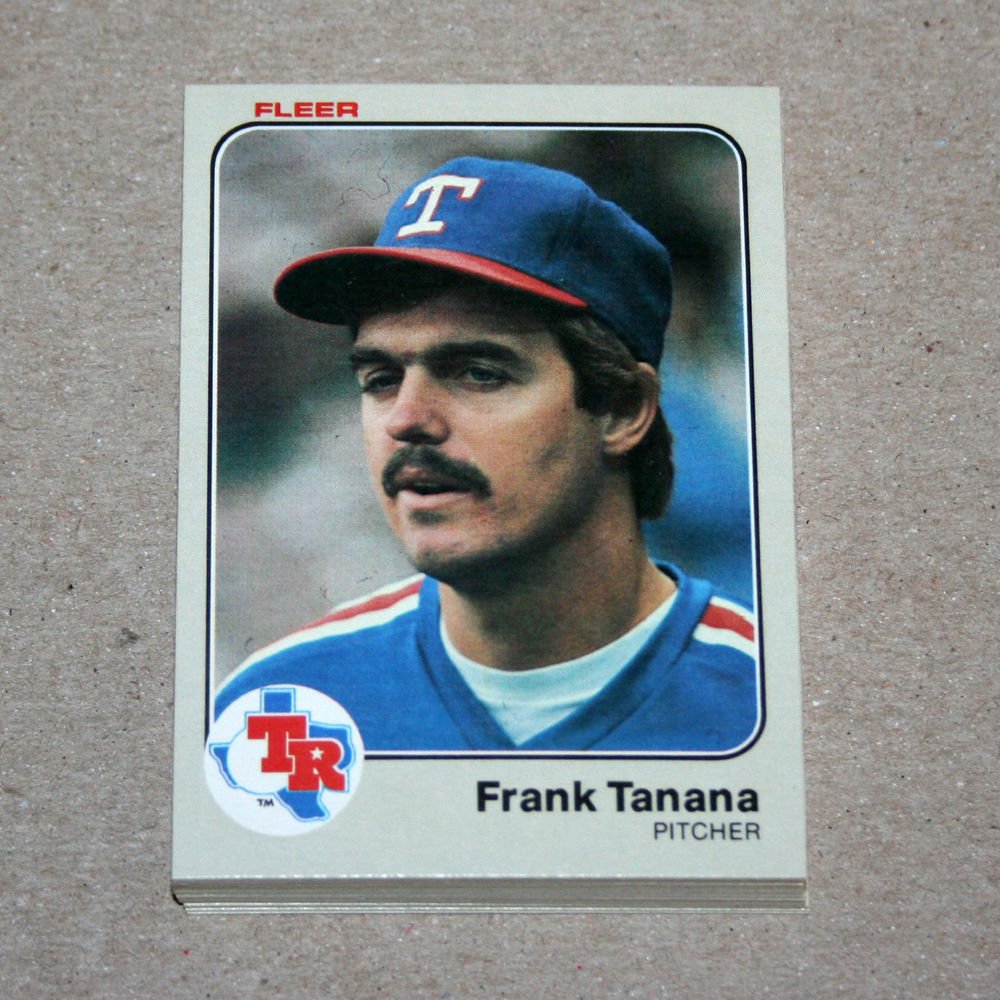 1983 FLEER BASEBALL - Texas Rangers Team Set