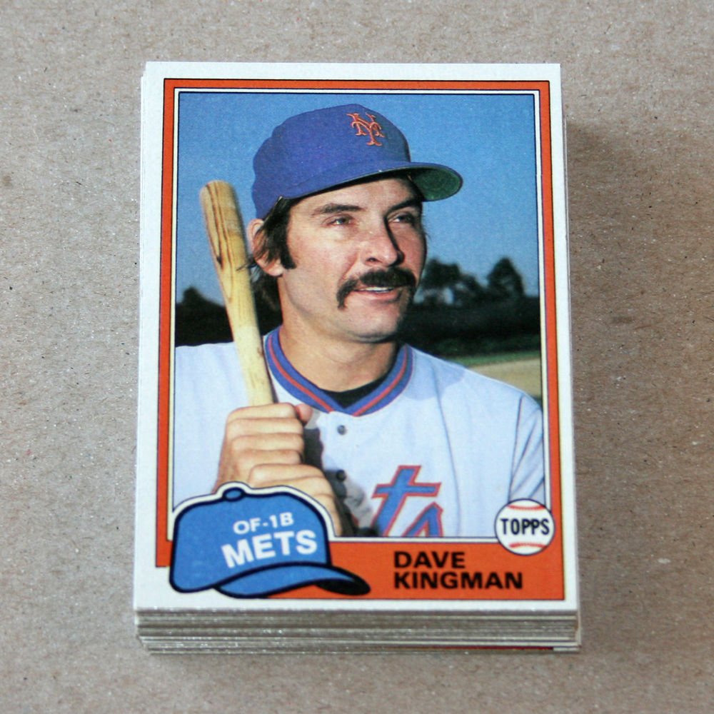 1981 TOPPS BASEBALL - New York Mets Team Set + Traded Series