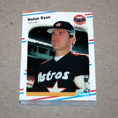 1988 FLEER BASEBALL - Houston Astros Team Set