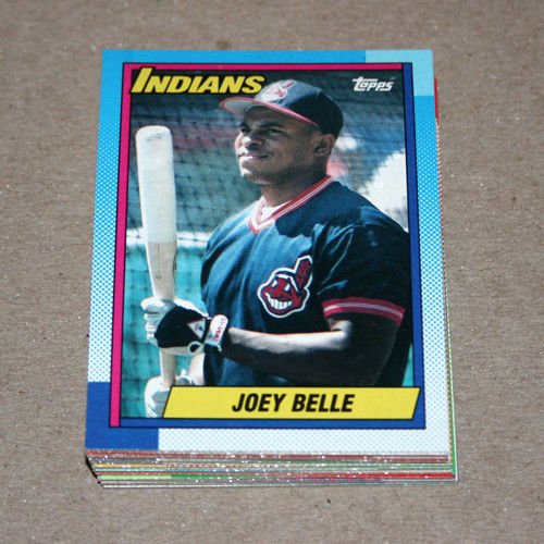 1990 TOPPS BASEBALL - Cleveland Indians Team Set + Traded Series