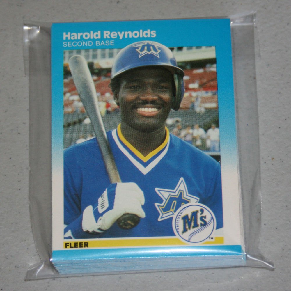 1987 FLEER BASEBALL - Seattle Mariners Team Set + Update Series