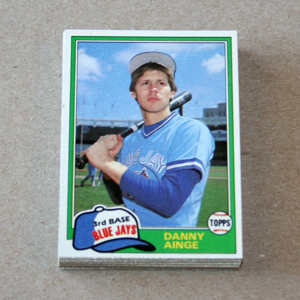 1981 TOPPS BASEBALL - Toronto Blue Jays Team Set + Traded Series
