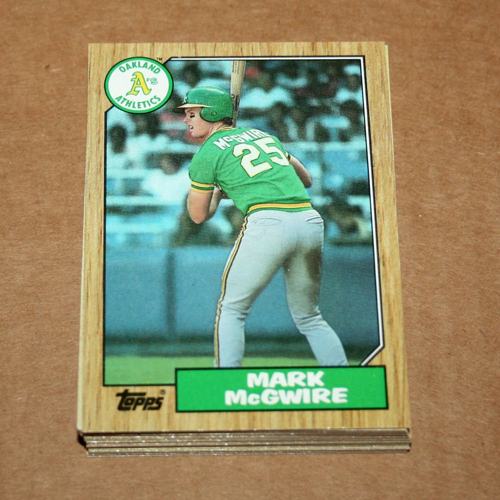 1987 TOPPS BASEBALL - Oakland Athletics Team Set