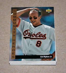 1993 UPPER DECK BASEBALL Baltimore Orioles Team Set Series 1 2