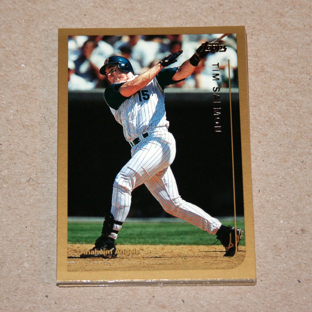 1999 TOPPS BASEBALL - Anaheim Angels True Team Set with Traded Series