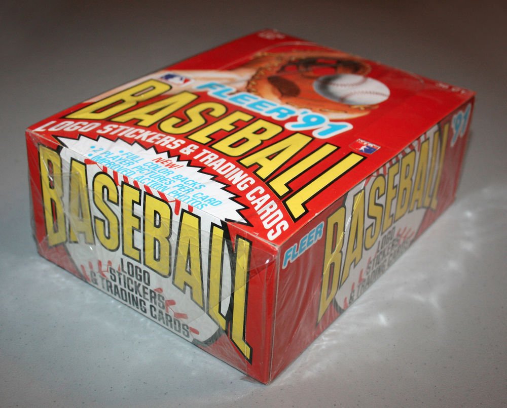 1991 FLEER BASEBALL - Factory Sealed Wax Box (36 Packs)