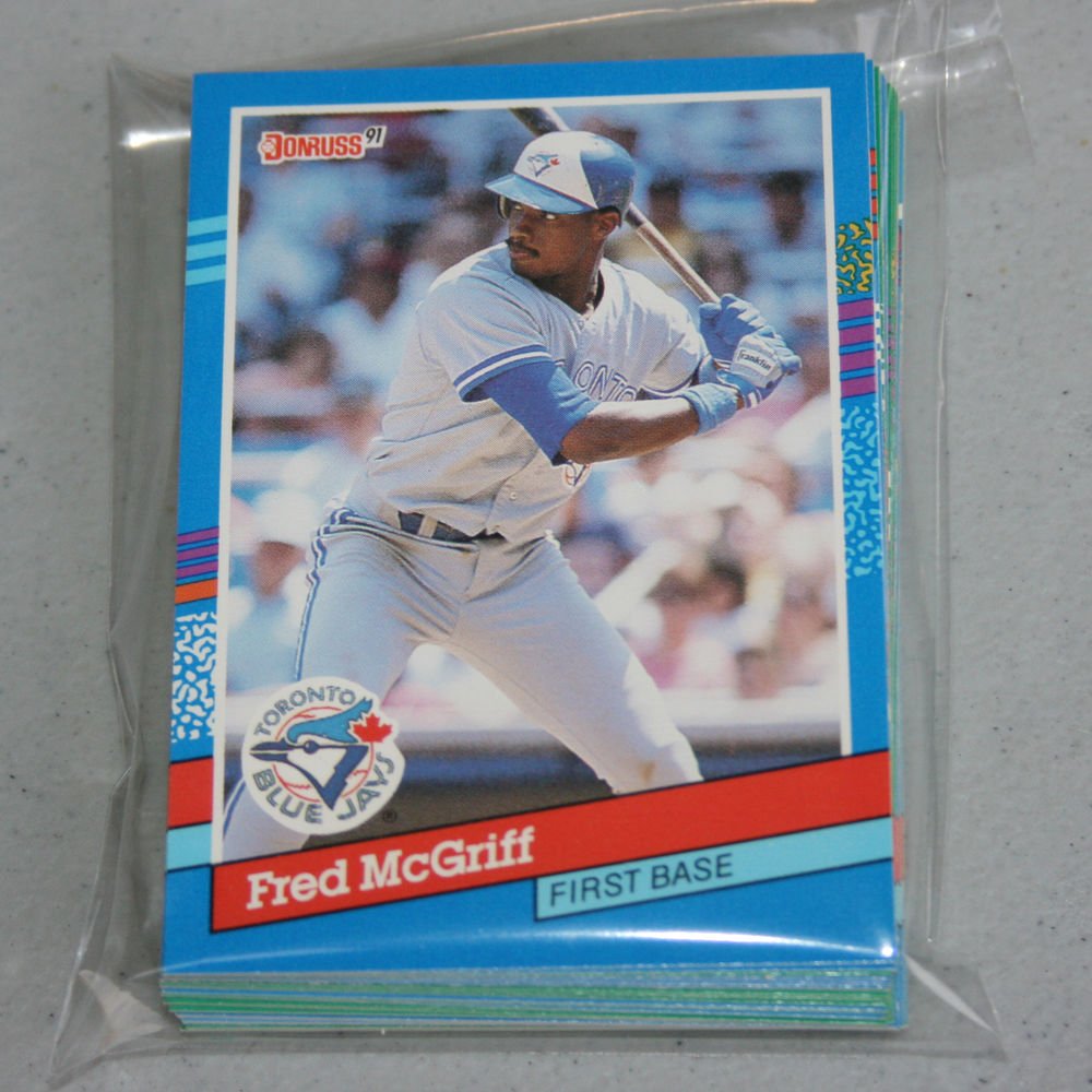 1991 DONRUSS BASEBALL - Toronto Blue Jays Team Set
