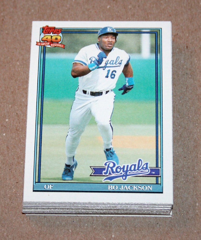 1991 TOPPS BASEBALL - Kansas City Royals Team Set + Traded Series