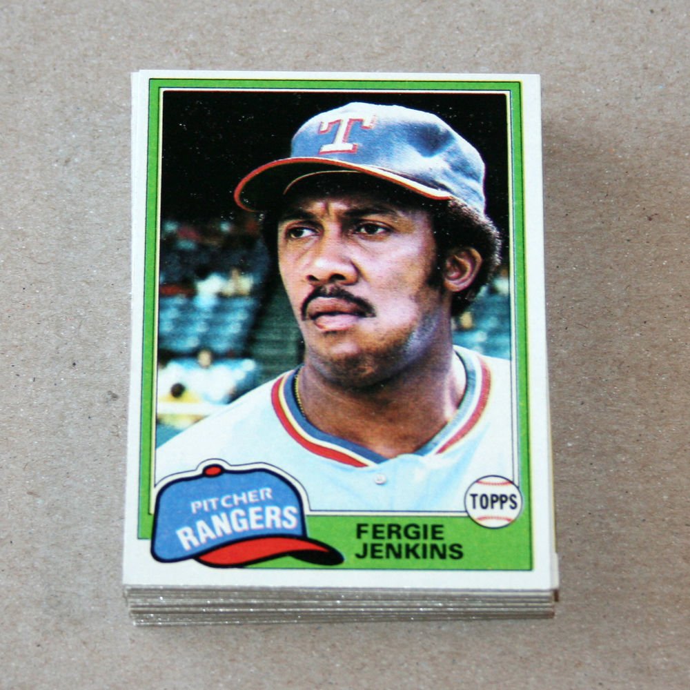 1981 TOPPS BASEBALL - Texas Rangers Team Set + Traded Series