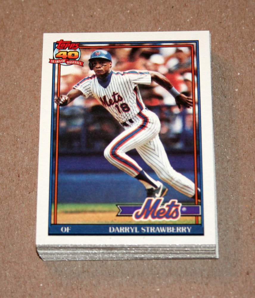 1991 TOPPS BASEBALL - New York Mets Team Set