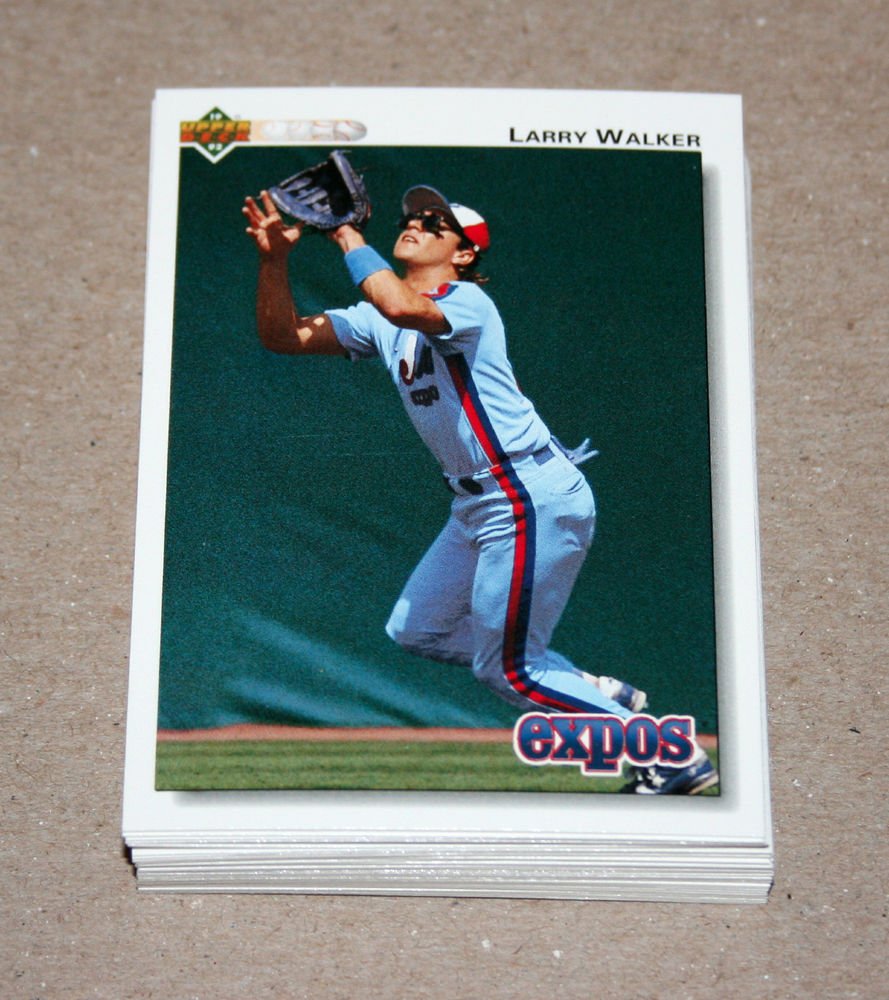 1992 UPPER DECK BASEBALL - Montreal Expos Team Set + High Number Series