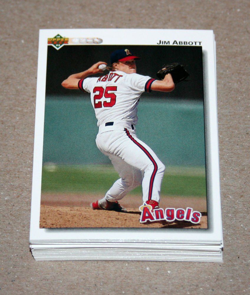 1992 UPPER DECK BASEBALL - California Angels Team Set + High Number Series