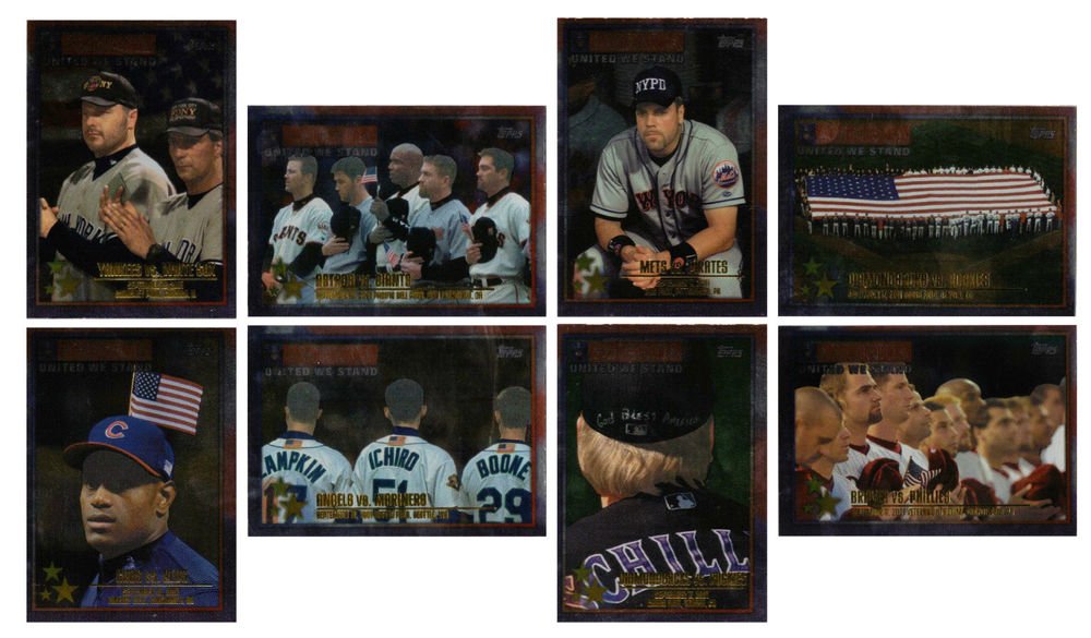 2002 TOPPS BASEBALL - America: United We Stand Complete Sub-Set