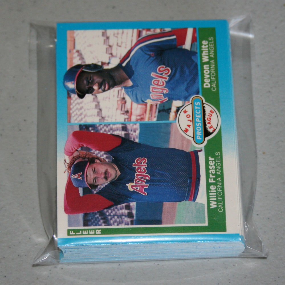 1987 FLEER BASEBALL - California Angels Team Set + Update Series