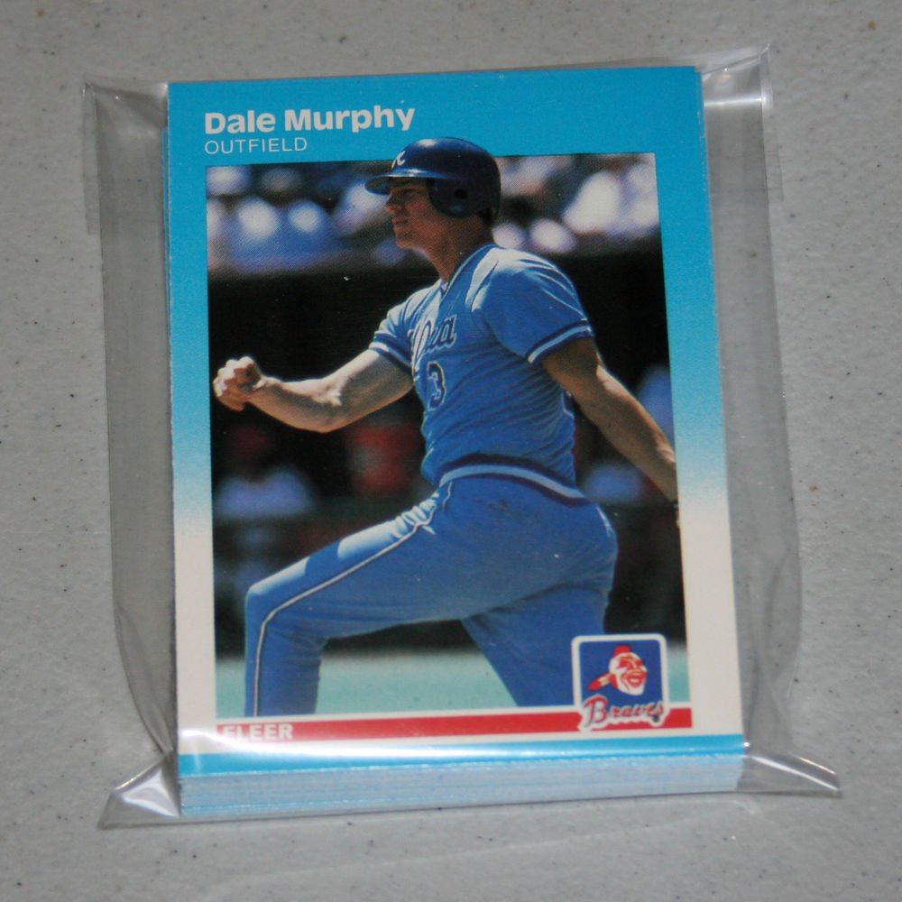 1987 FLEER BASEBALL - Atlanta Braves Team Set + Update Series
