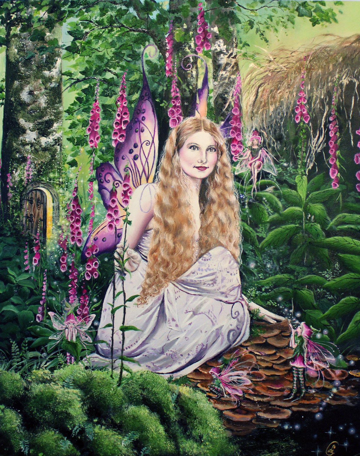 Faery Fantasy Portrait 15 x 19