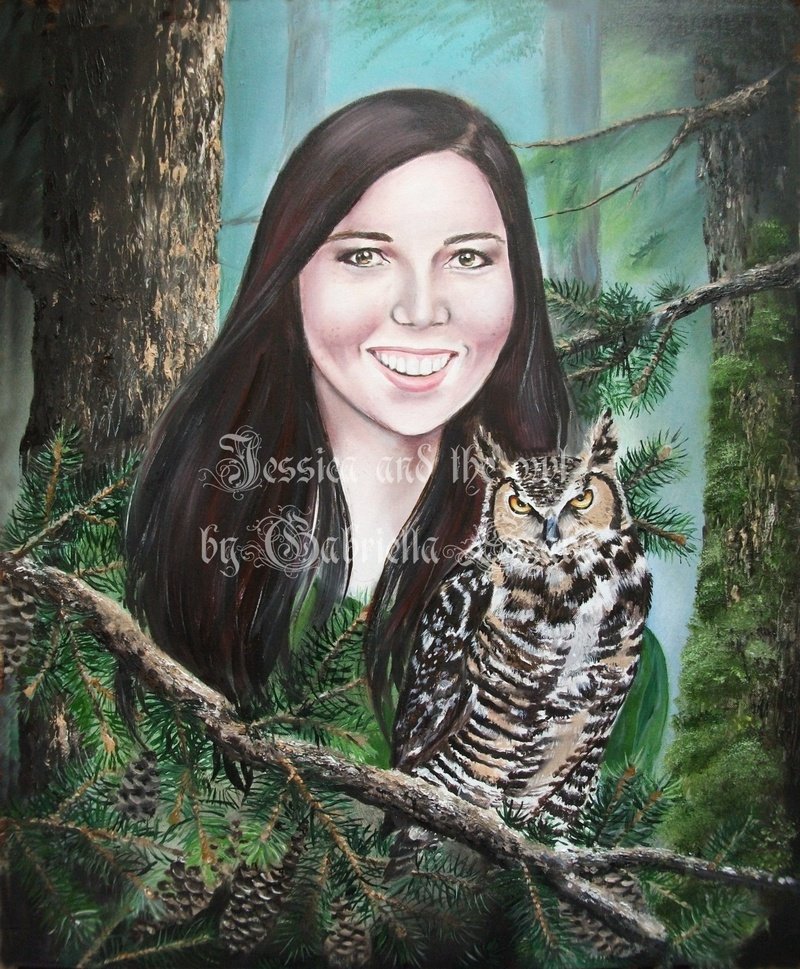 Faery Fantasy Portrait 18 x 23