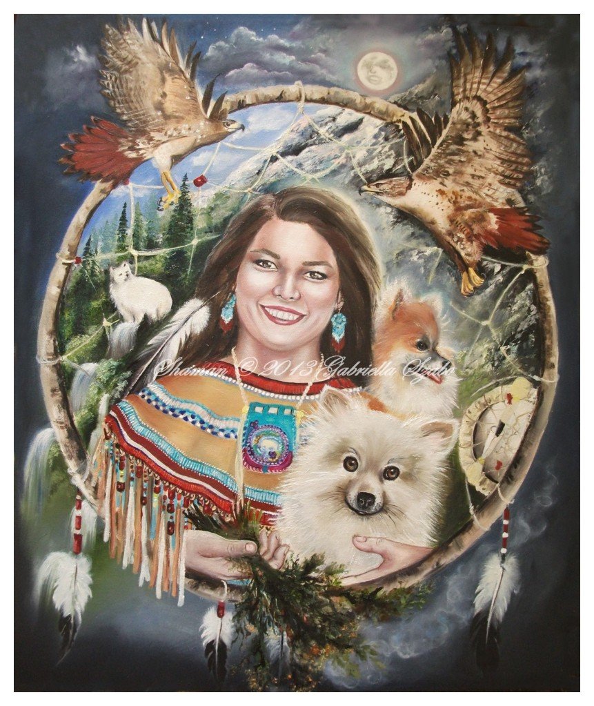 Native Fantasy Portrait 9.8 x 11.8