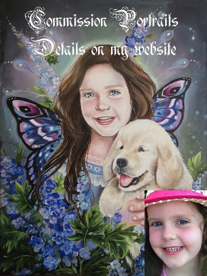 Faery Fantasy Portrait 13 x 17
