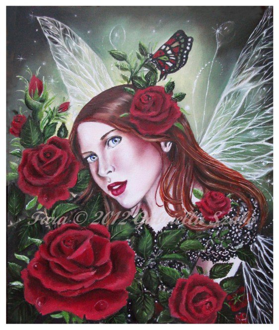 Faery Fantasy Portrait 19 x 23