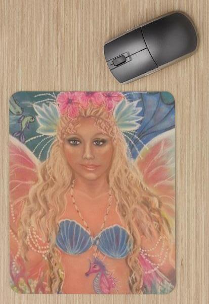 Mermaid 1 Computer Mouse Pad