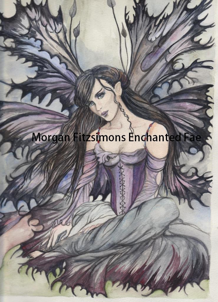 Dark Fae 24 x 16 CANVAS FRAMED PRINT