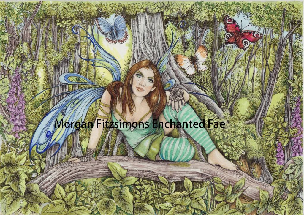 Deepwood Fae 24 x 16 CANVAS FRAMED PRINT