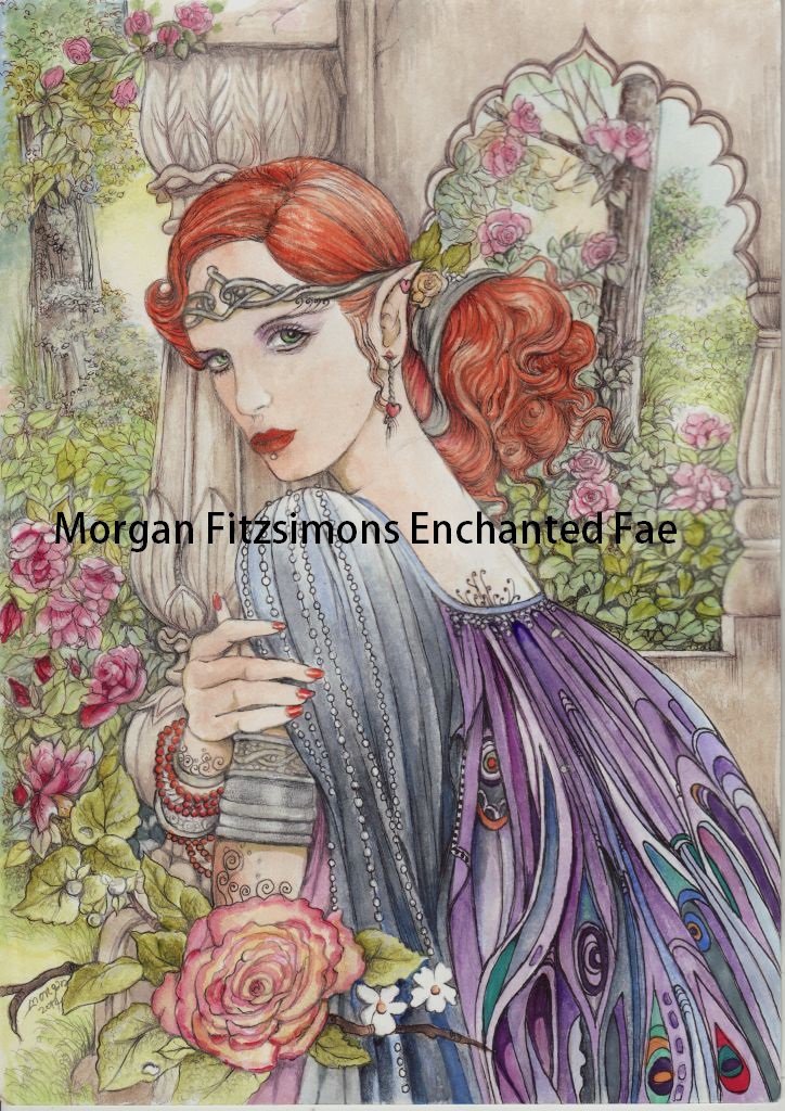 Elf Princess 24 x 16 FINE ART CANVAS FRAMED PRINT