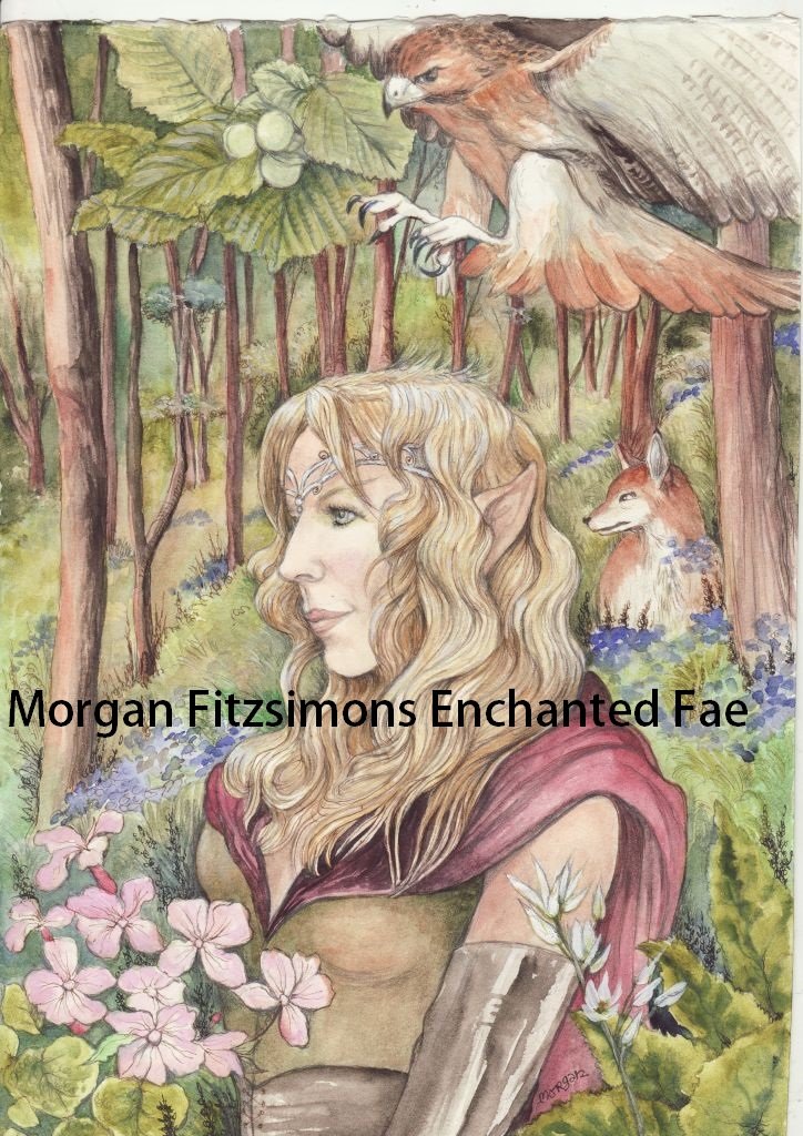 Guardian of The Deep Woods 12 x 8 FINE ART CANVAS FRAMED PRINT