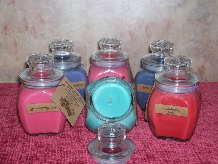 8 oz . Baltimore Style Jar Candle ~ Cranberry Apple Clove ~SALE