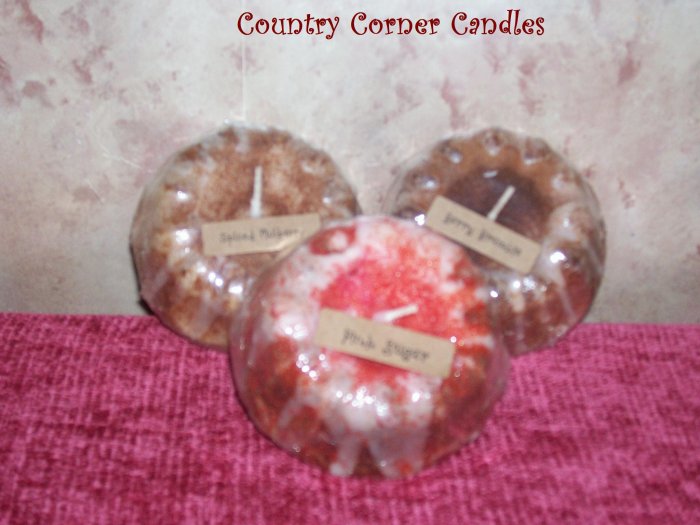 25 ~ Wholesale Bunt Cake Candles ~ U Choose Scents ~