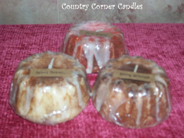 12 Wholesale Bunt Cake Candles ~ U Choose Scent ~
