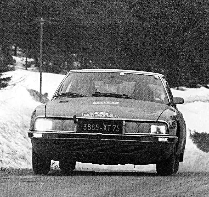 René Trautmann Citroen Maserati 1972 Monte-Carlo Rally - Rally Car Photo Print