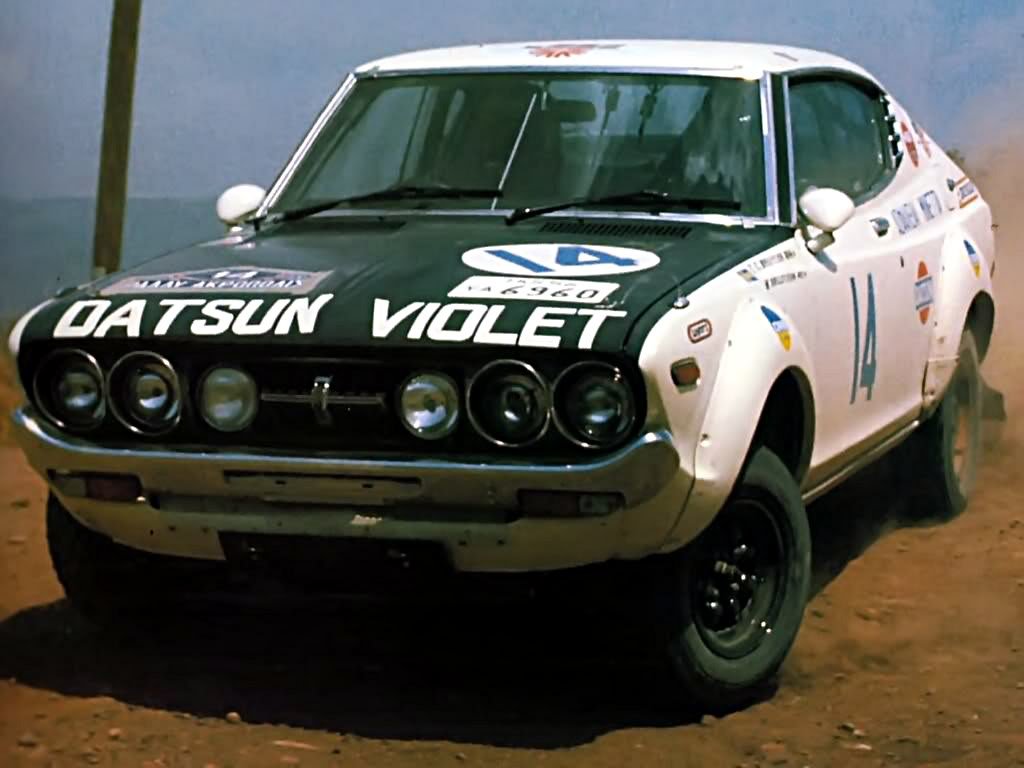 Harry Kallstrom Datsun Violet 1976 Acropolis Rally Winner- Rally Car Photo Print