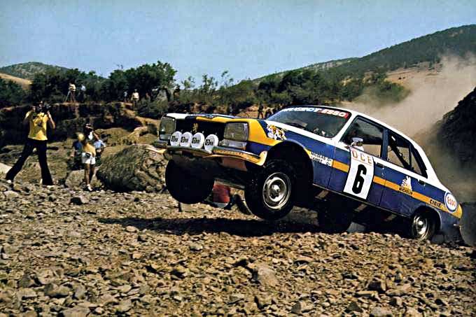 Jean-Pierre Nicolas Peugeot 504 1976 Rallye du Maroc Winner - Rally Car Photo Print