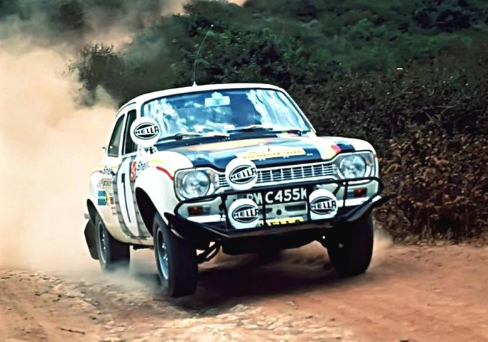 Hannu Mikkola Ford Escort RS 1972 Safari Rally - Rally Car Photo Print