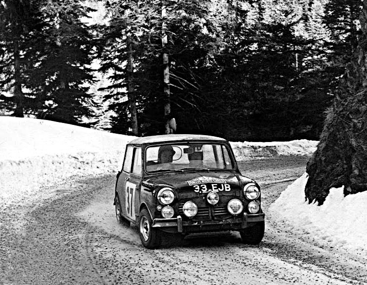 Paddy Hopkirk Mini Cooper S 1964 Monte-Carlo Winner #1 - Rally Car Photo Print