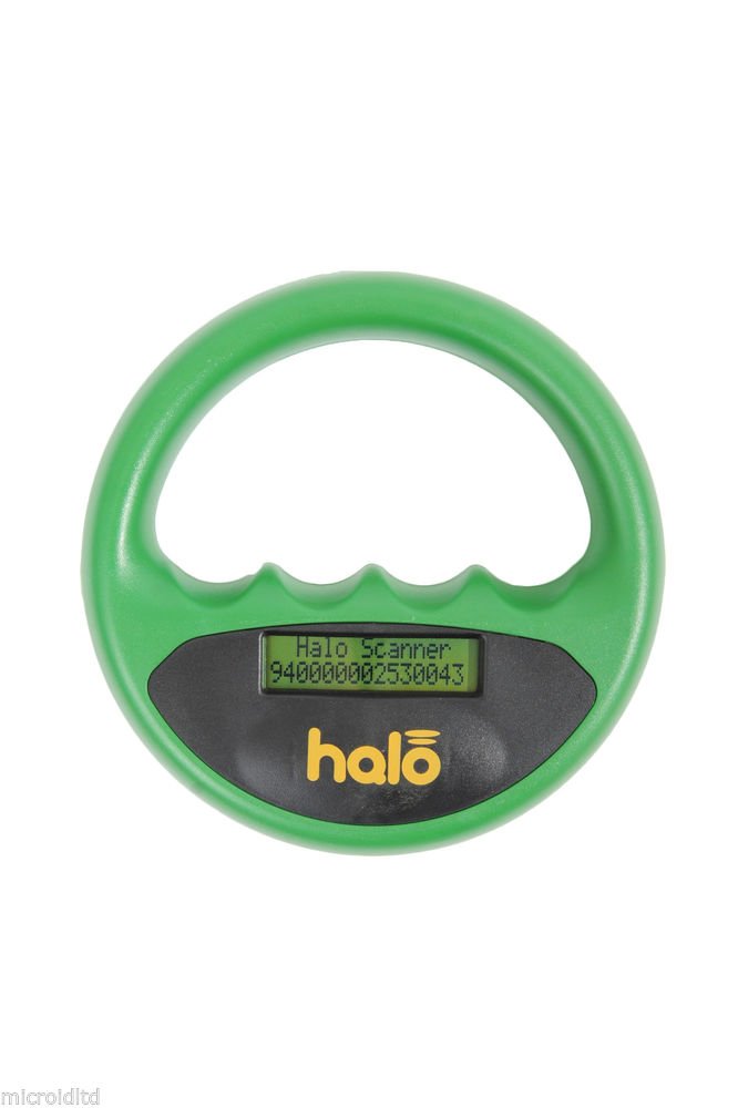 PET ANIMAL AWARD WINNING MICROCHIP SCANNER (GREEN) + TEST CHIP Reads ISO & FDXA