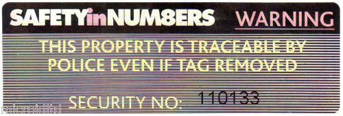 HOLOGRAM SECURITY LABELS (Pack of 50)