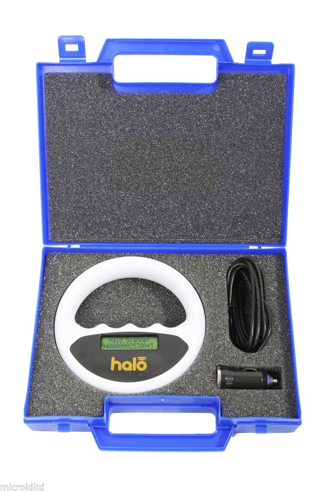 HALO AWARD WINNING MICROCHIP SCANNER (WHITE) WITH FREE TEST CHIP MID06