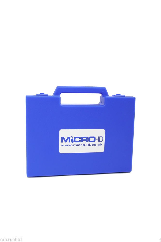 AWARD WINNING MICROCHIP SCANNER (BLUE) + TEST CHIP READS 15 & 10 DIGIT CHIPS