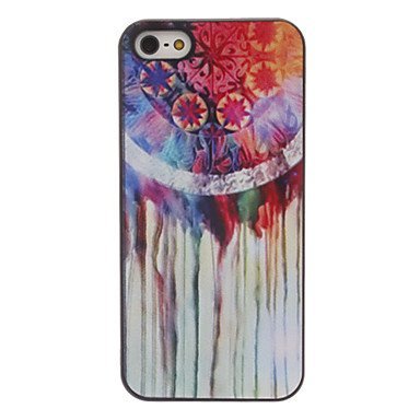 Colorful Snowflake Coloured Drawing Aluminium Plastic Hard Back Cover Case for iPhone 5/5S