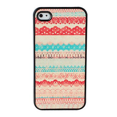 Special Pattern Dull Polish Aluminium Plastic Hard Back Cover Case for iPhone 5/5S